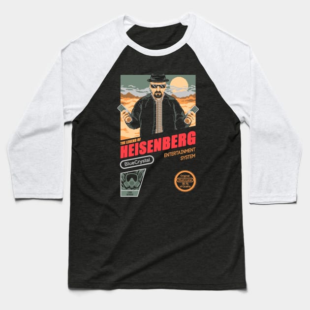 The Legend of Heisenberg Baseball T-Shirt by PopGeek